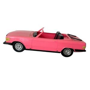 Vintage Meritus Pink Convertible Barbie Car